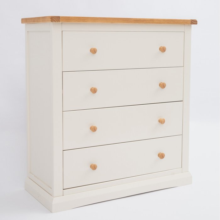 The Range | Cabinet Bits Castelli 4 Drawer Chest - White / Brass Cabinet Bits Castelli 4 Drawer Chest - White / Brass