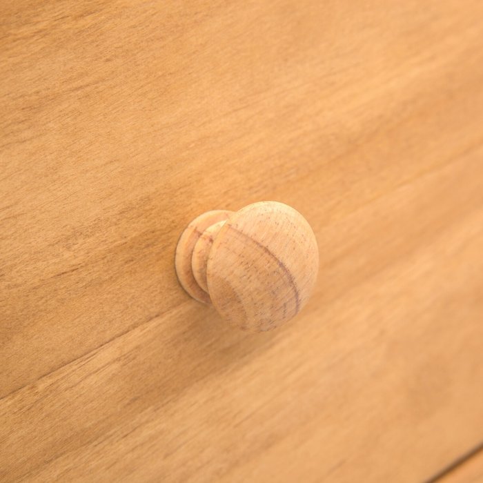 The Range | Cabinet Bits Lucca 3 Drawer Dressing Table Set - Brown / Wood Knob Cabinet Bits Lucca 3 Drawer Dressing Table Set - Brown / Wood Knob