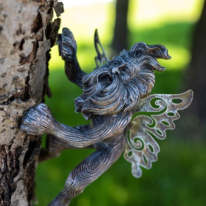 The Range | Garden Mile Fairy King Tree Peeker - Bronze Garden Mile Fairy King Tree Peeker - Bronze