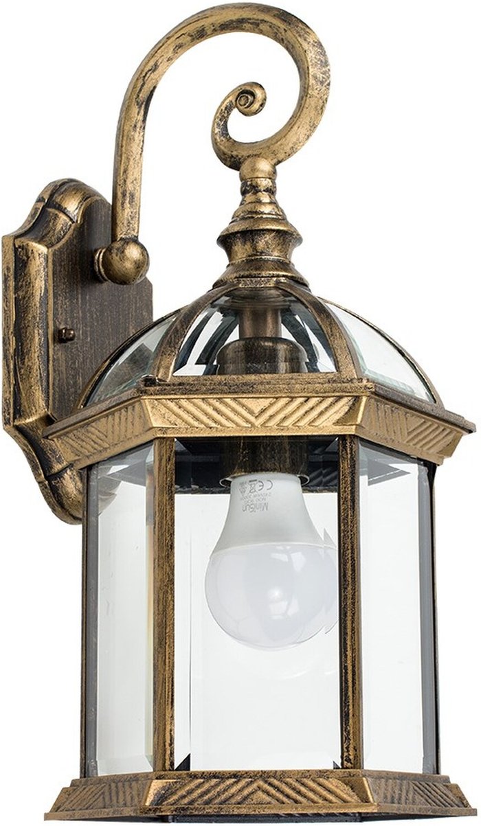 The Range | ValueLights Headingly Black Outdoor Wall Lantern - Black ValueLights Headingly Black Outdoor Wall Lantern - Black
