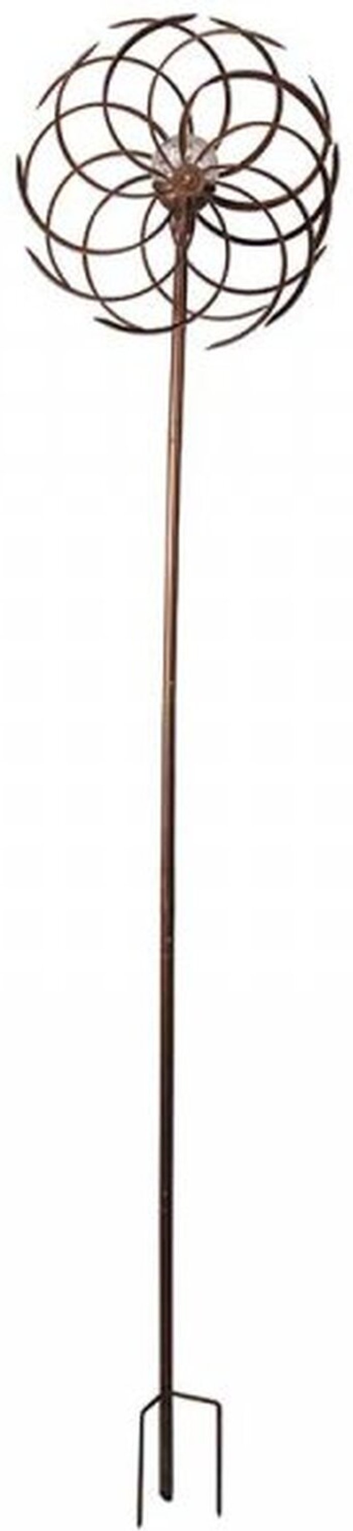 The Range | Garden Mile Solar Wind Spinner with Ball Light - Bronze Garden Mile Solar Wind Spinner with Ball Light - Bronze