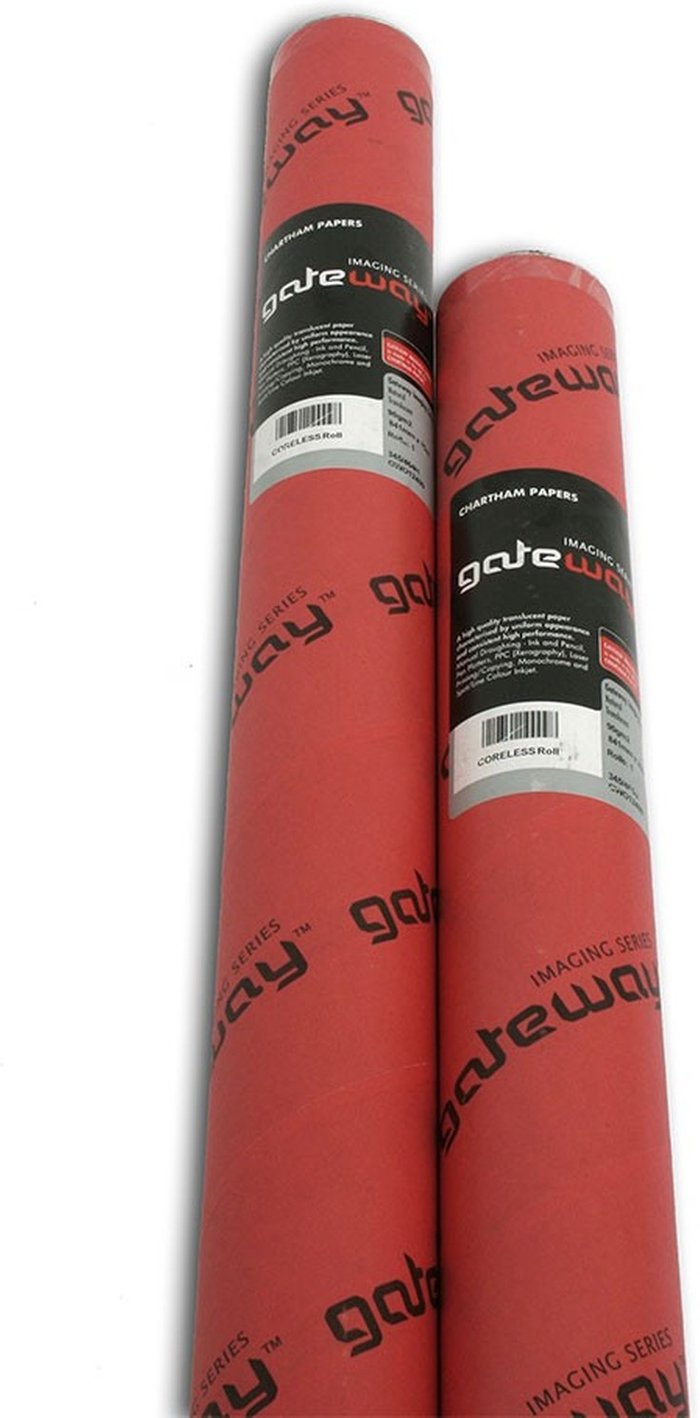 The Range | Gateway Gateway Natural Tracing Paper Roll 63gsm - 841mm Gateway Gateway Natural Tracing Paper Roll 63gsm - 841mm