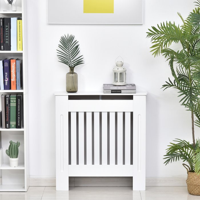 The Range | HOMCOM MDF Radiator Cover - White HOMCOM MDF Radiator Cover - White
