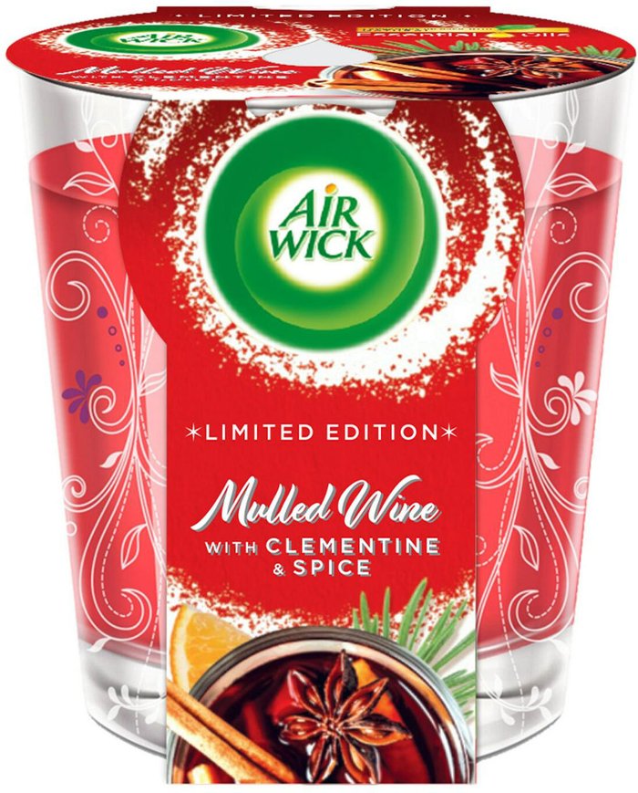 The Range | Air Wick Air Wick Mulled Wine Candle 105g Air Wick Air Wick Mulled Wine Candle 105g