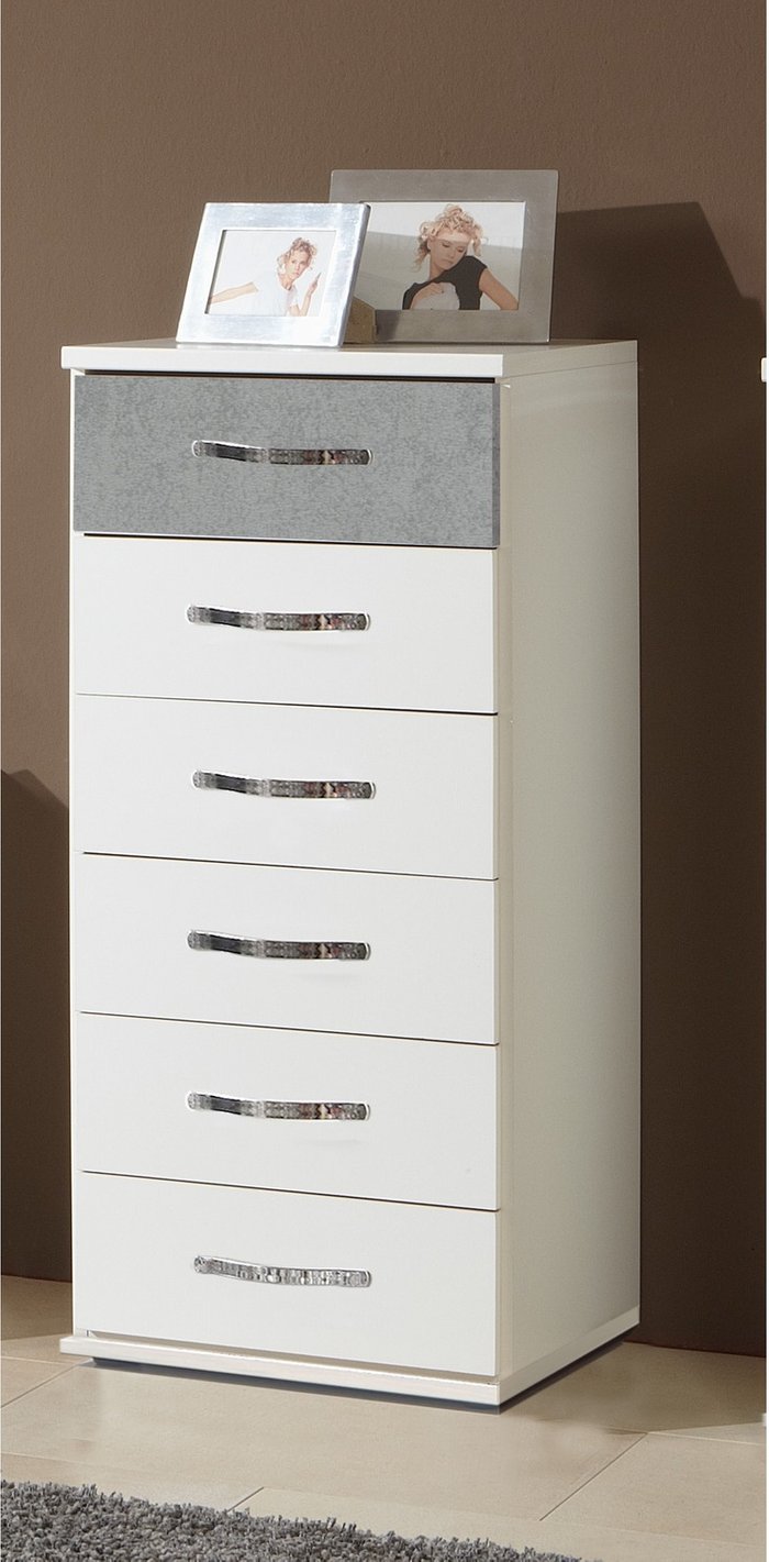 The Range | Tjs Duo Grey Slim Chest - White And Grey Tjs Duo Grey Slim Chest - White And Grey