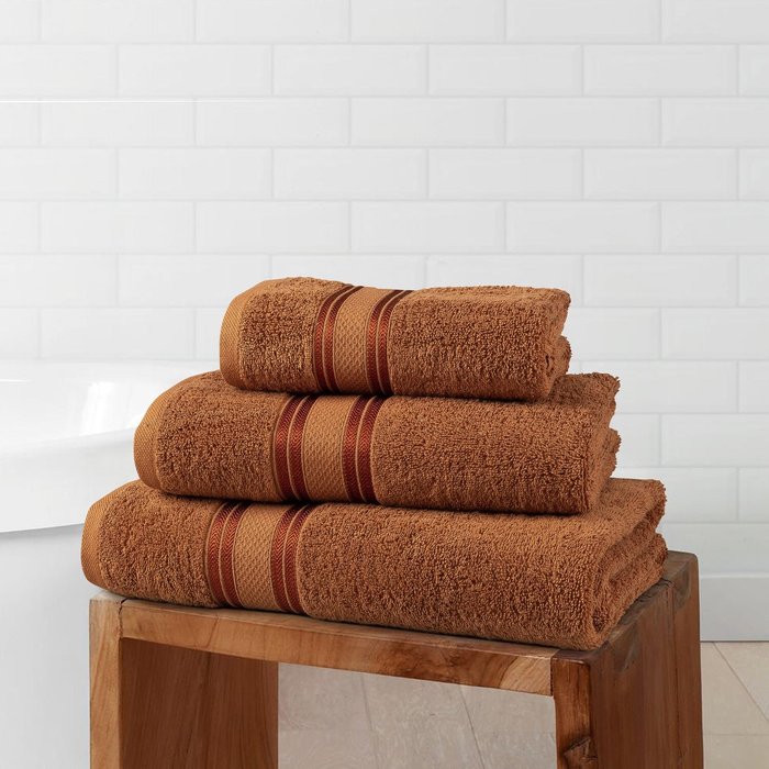 The Range | Vantona Luxury Cotton 550 GSM Bath Towel - Clay Vantona Luxury Cotton 550 GSM Bath Towel - Clay