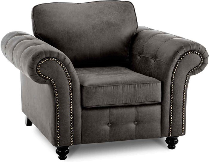The Range | Simply Eleganza Oakana Luxury Leather Armchair Sofa - Black Simply Eleganza Oakana Luxury Leather Armchair Sofa - Black