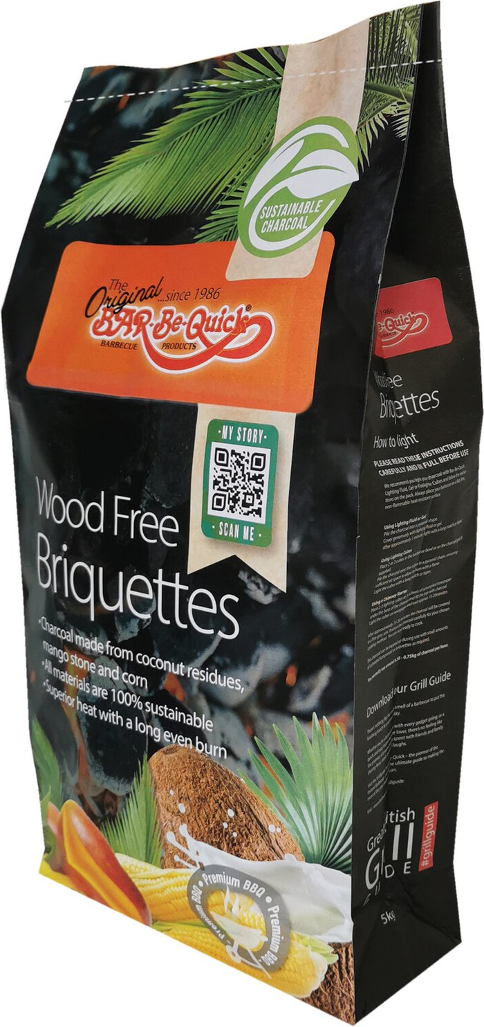The Range | Bar-Be-Quick Bar-Be-Quick Wood Free Briquettes 5kg Bar-Be-Quick Bar-Be-Quick Wood Free Briquettes 5kg