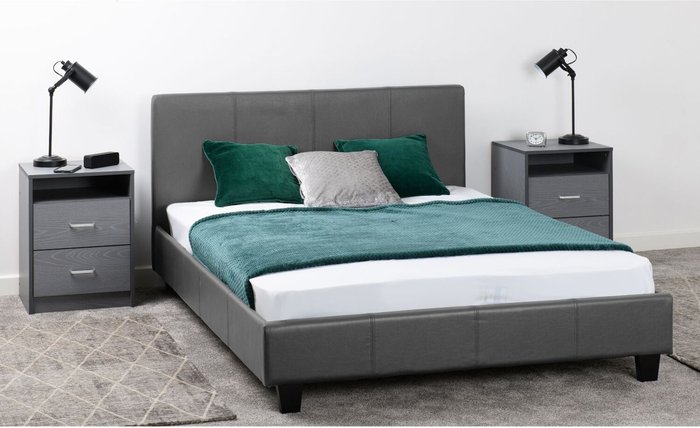 The Range | Seconique Prado 5' Bed - Black Seconique Prado 5' Bed - Black
