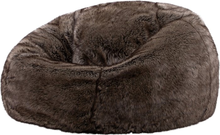 The Range | Comfort Co Classic Faux Fur Bean Bag - Brown Comfort Co Classic Faux Fur Bean Bag - Brown