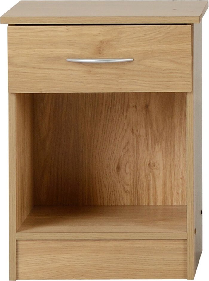 The Range | Seconique Bellingham 1 Drawer Bedside - Oak Effect Seconique Bellingham 1 Drawer Bedside - Oak Effect