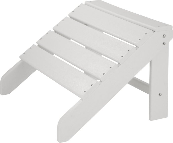The Range | TECTAKE Footstool - White/White TECTAKE Footstool - White/White