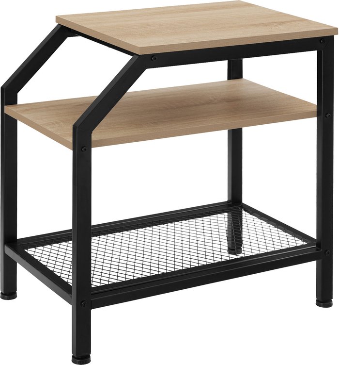 The Range | TECTAKE TecTake Plymouth Bedside Table - Brown TECTAKE TecTake Plymouth Bedside Table - Brown