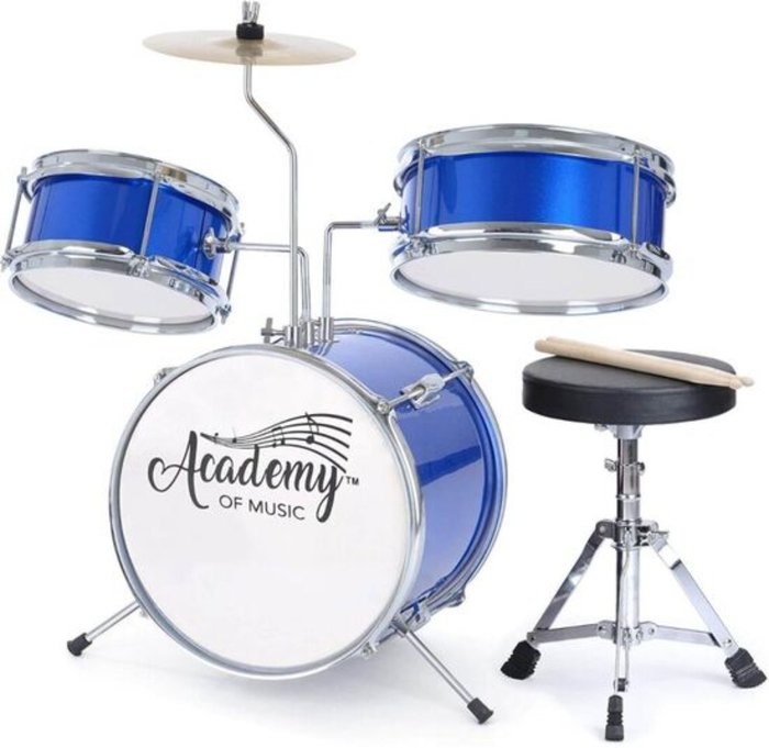 The Range | Academy of Music Academy of Music 5 Piece Drum Kit - Blue Academy of Music Academy of Music 5 Piece Drum Kit - Blue