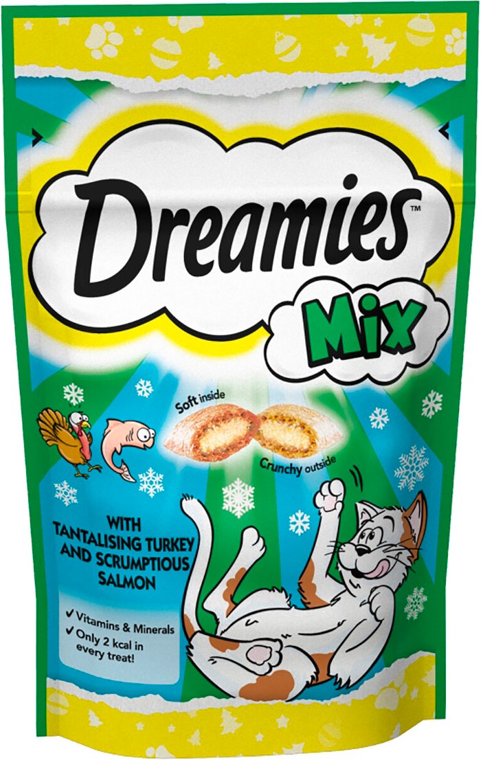The Range | Dreamies Dreamies Mix Turkey and Salmon Dreamies Dreamies Mix Turkey and Salmon