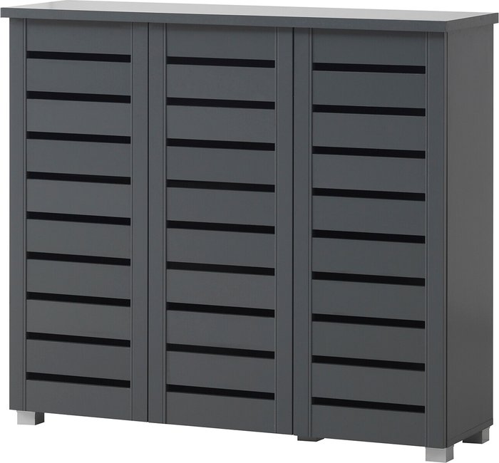 The Range | Essential Shoe Storage Cabinet - Grey / 98.3cm Essential Shoe Storage Cabinet - Grey / 98.3cm