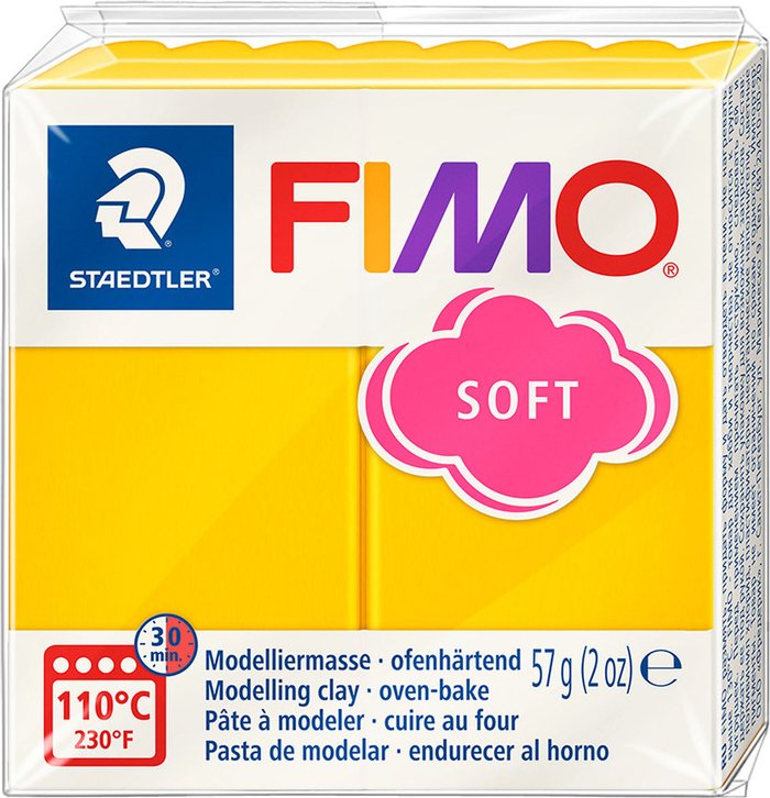 The Range | Staedtler Staedtler Fimo Soft Modelling Clay Block - Sunflower Staedtler Staedtler Fimo Soft Modelling Clay Block - Sunflower
