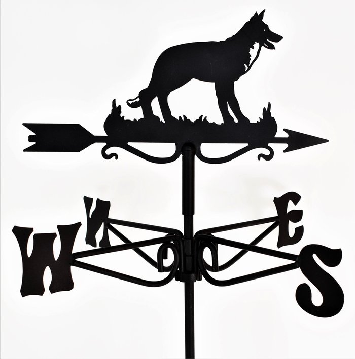 The Range | Espira German Shepherd Dog Mini Weathervane - Black Espira German Shepherd Dog Mini Weathervane - Black