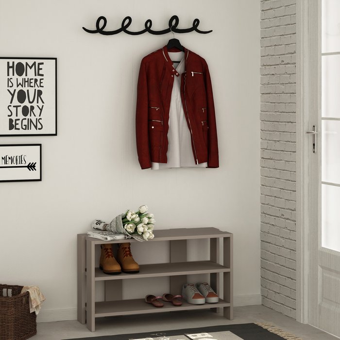 The Range | Decortie Tono Shoe Rack Hanger - Mocha Grey / Light Mocha Decortie Tono Shoe Rack Hanger - Mocha Grey / Light Mocha