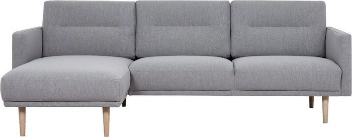 The Range | Furniture To Go Larvik Chaiselongue Oak Leg Sofa - Grey / Left-hand Furniture To Go Larvik Chaiselongue Oak Leg Sofa - Grey / Left-hand
