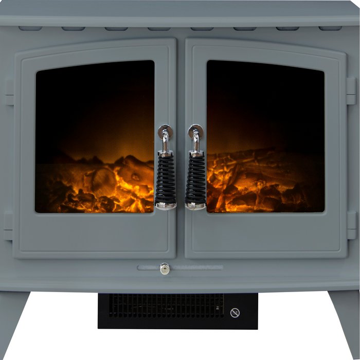 The Range | Adam Adam 1.8kW Woodhouse Electric Stove in Grey Adam Adam 1.8kW Woodhouse Electric Stove in Grey