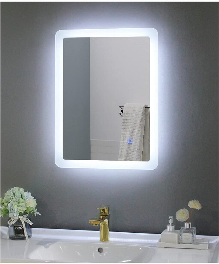 The Range | BELOFAY BELOFAY Illuminated Bathroom Mirror Toughened Unbreakable Glass Mirror - Silver / 39cm BELOFAY BELOFAY Illuminated Bathroom Mirror Toughened Unbreakable Glass Mirror - Silver / 39cm