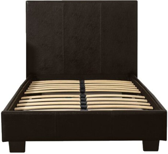 The Range | Humza Amani Prado PU Leather Gaslift Ottoman Storage Bed (3FT Single) - Brown Humza Amani Prado PU Leather Gaslift Ottoman Storage Bed (3FT Single) - Brown
