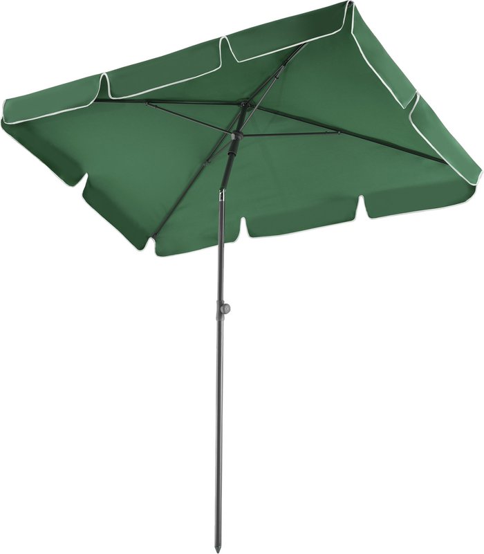 The Range | TECTAKE Tectake Parasol Vanessa Height-adjustable And Tiltable (200X125cm) Green TECTAKE Tectake Parasol Vanessa Height-adjustable And Tiltable (200X125cm) Green