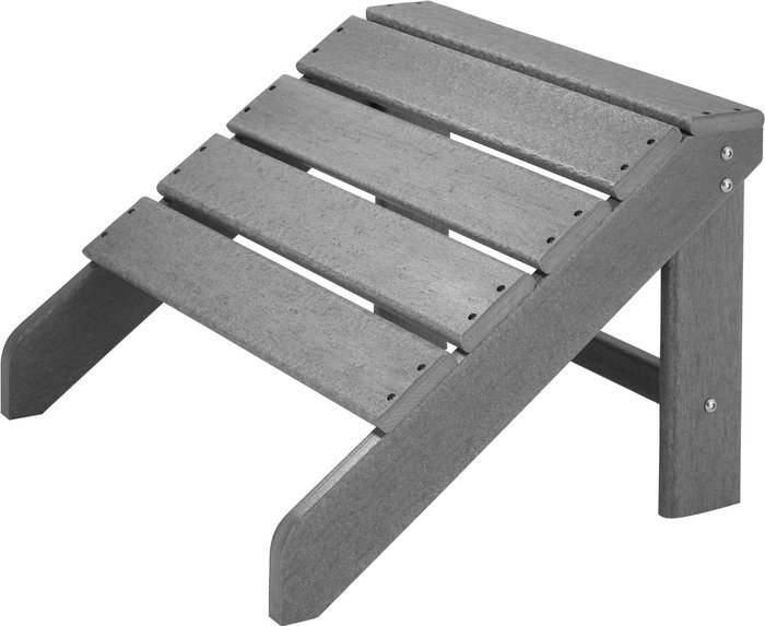 The Range | TECTAKE Footstool - Light Grey TECTAKE Footstool - Light Grey