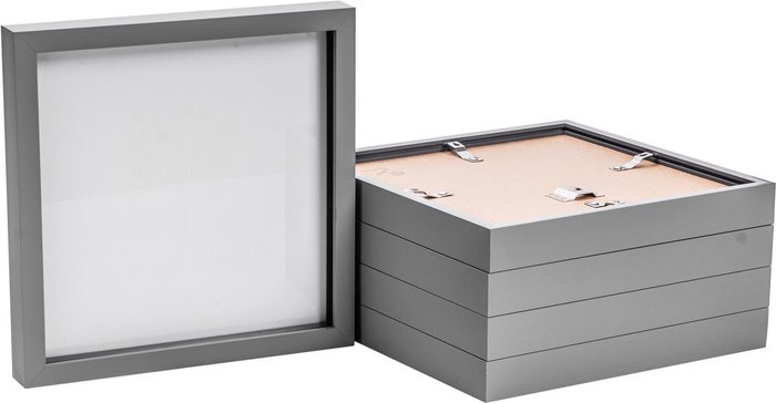 The Range | Nicola Spring 3D Box Photo Frames - 20 x 20 Nicola Spring 3D Box Photo Frames - 20 x 20