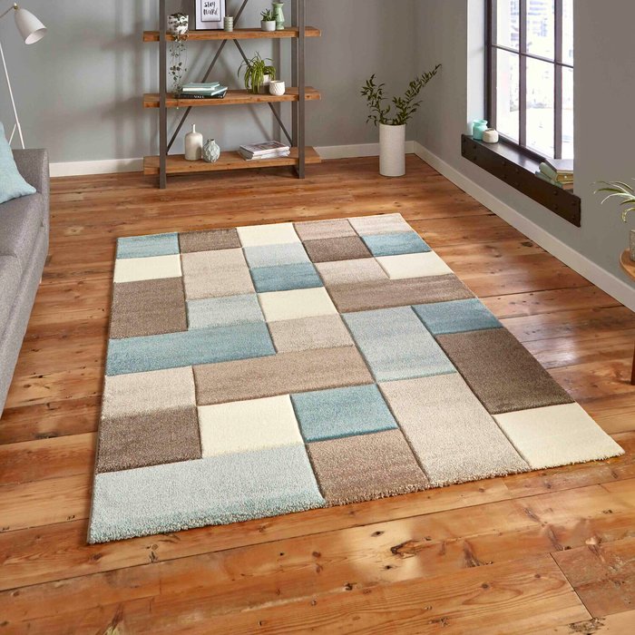 The Range | Think Rugs Brooklyn 646 Rug Blue Think Rugs Brooklyn 646 Rug Blue