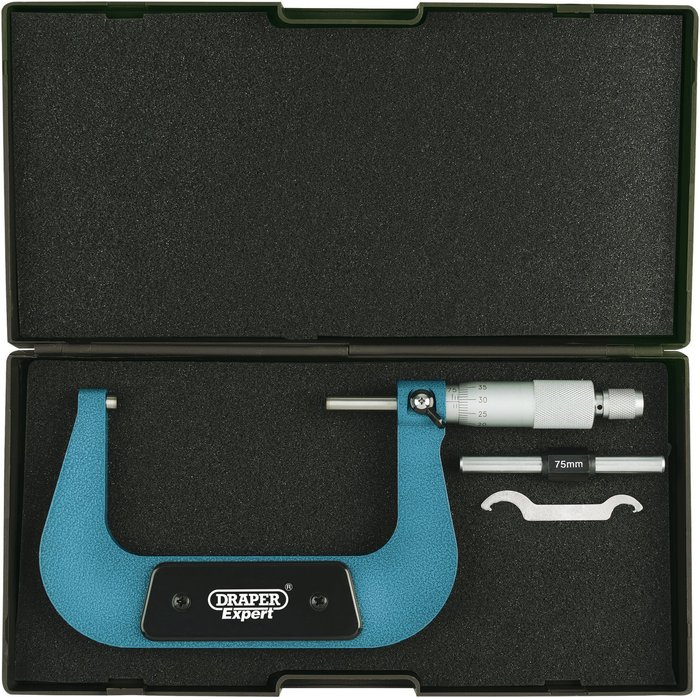 The Range | Draper Draper Expert External Micrometer 75mm - 100mm Draper Draper Expert External Micrometer 75mm - 100mm