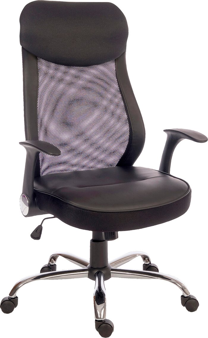The Range | TEKNIK TEKNIK Curve Faux-Leather Tilting Executive Chair - Black TEKNIK TEKNIK Curve Faux-Leather Tilting Executive Chair - Black