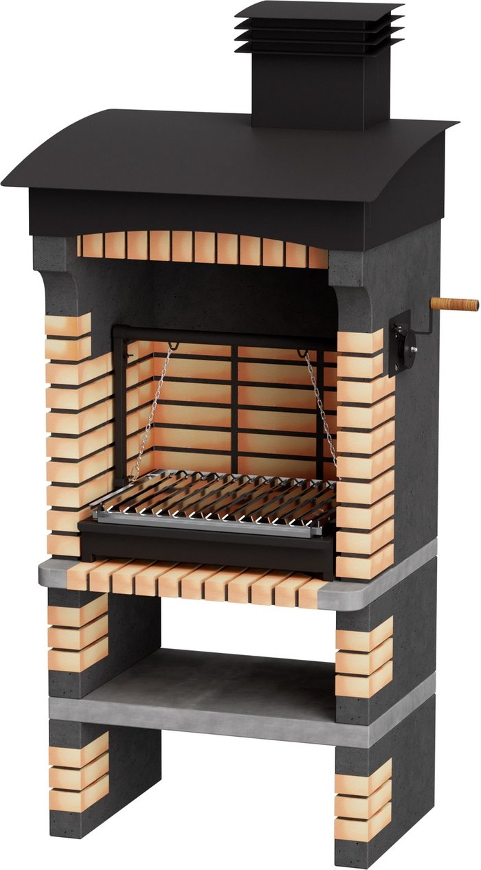 The Range | Las Pampas Plus XL Wood Fired BBQ - Grey Las Pampas Plus XL Wood Fired BBQ - Grey