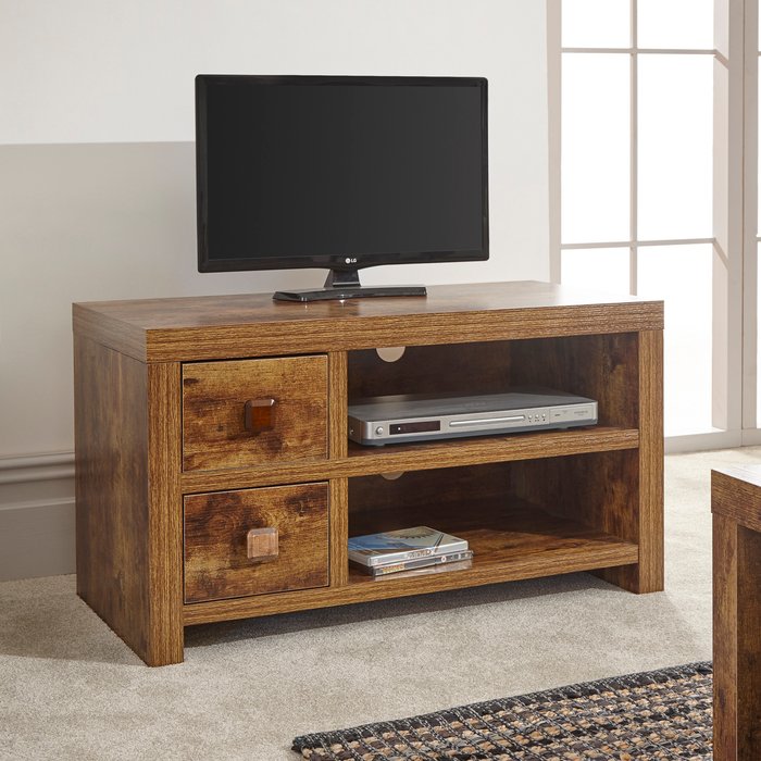 The Range | GFW Jakarta 2 Drawer TV Unit - Mango Wood GFW Jakarta 2 Drawer TV Unit - Mango Wood