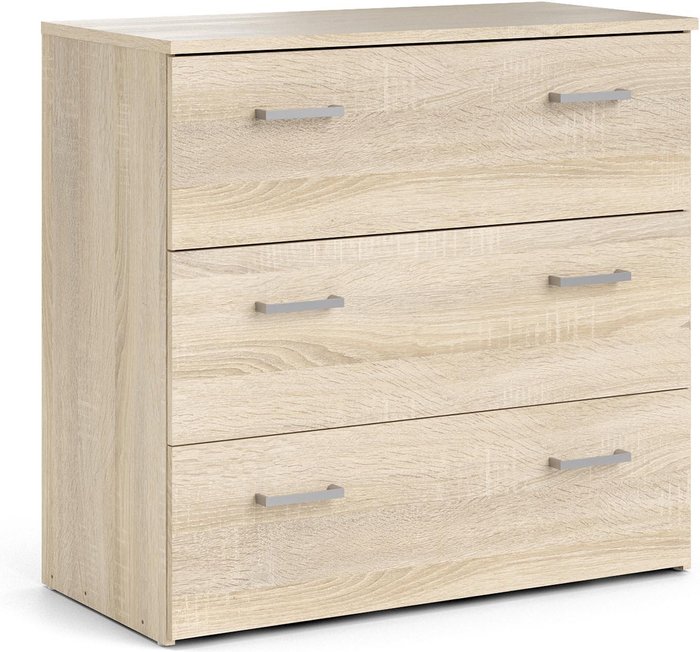 The Range | Furniture To Go Space Chest of 3 Drawers - Oak Furniture To Go Space Chest of 3 Drawers - Oak