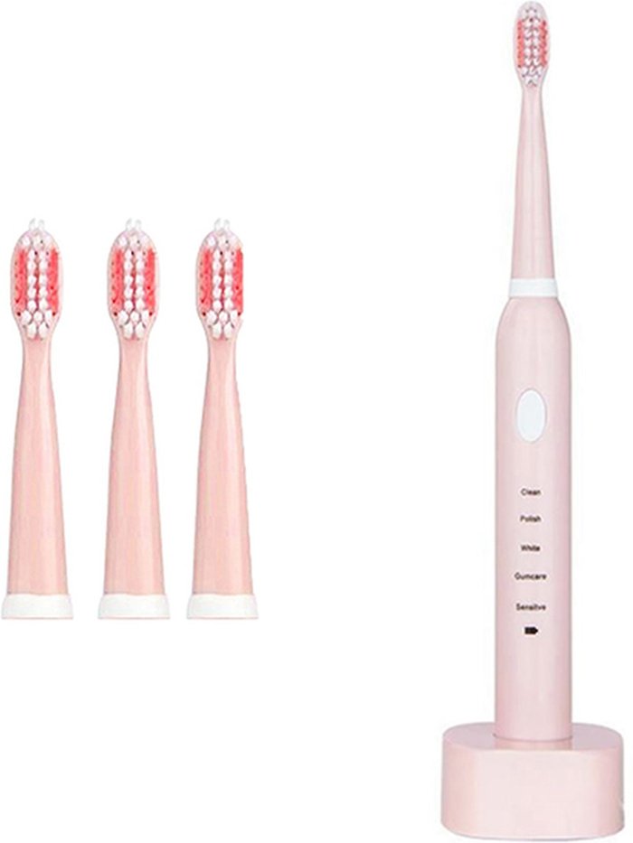 The Range | Electric Toothbrush with Charging stand and Replaceable Heads - Pink Electric Toothbrush with Charging stand and Replaceable Heads - Pink