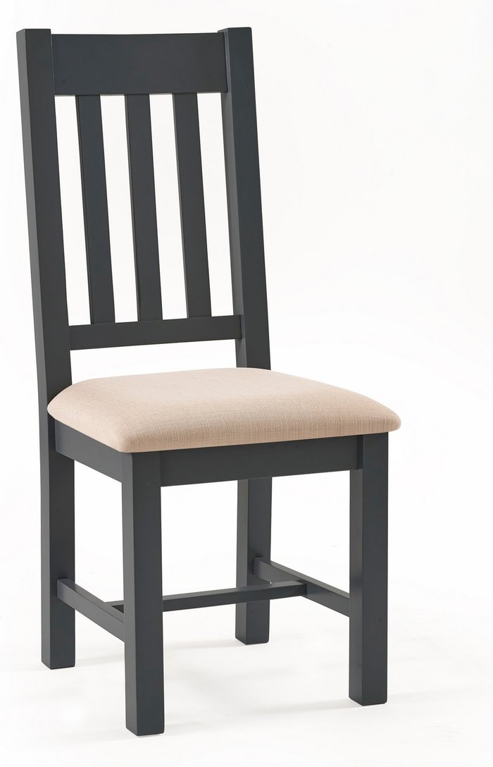 The Range | Julian Bowen Set of 2 Bordeaux Dining Chairs Dark Grey - Grey Julian Bowen Set of 2 Bordeaux Dining Chairs Dark Grey - Grey