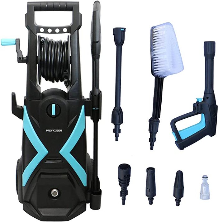 The Range | Pro-Kleen Pro-Kleen Portal Pressure Jet Washer With 8M Hose - Black Pro-Kleen Pro-Kleen Portal Pressure Jet Washer With 8M Hose - Black