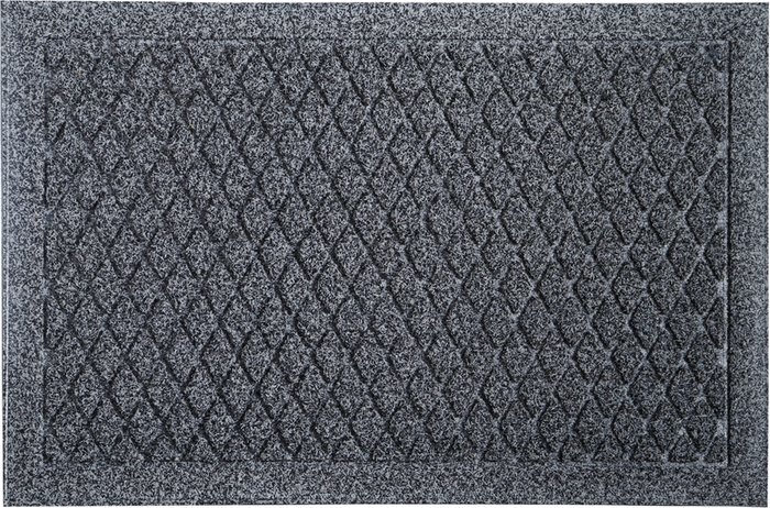 The Range | JVL JVL 40x60cm Dirt Defender Scraper Door Mat Squares - Grey JVL JVL 40x60cm Dirt Defender Scraper Door Mat Squares - Grey