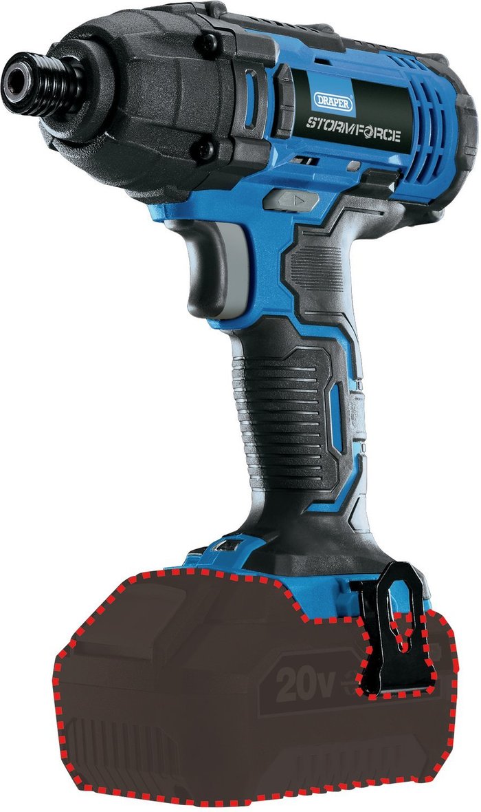 The Range | Draper Draper CID20SF Storm Force 20V Cordless Impact Driver No Batteries No Charger No Case Draper Draper CID20SF Storm Force 20V Cordless Impact Driver No Batteries No Charger No Case