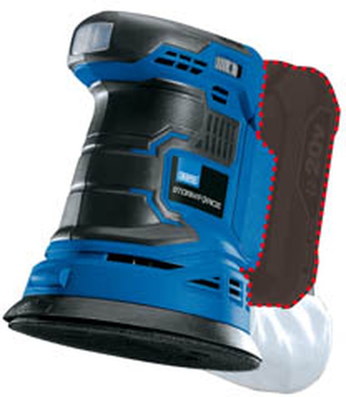 The Range | Draper Draper CPS20SF Storm Force 20V Random Orbit Sander No Batteries No Charger No Case Draper Draper CPS20SF Storm Force 20V Random Orbit Sander No Batteries No Charger No Case