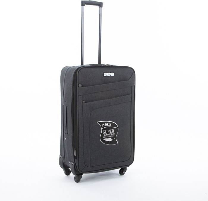 The Range | JCB JCB Ultralite Trolley Case - Black / Medium JCB JCB Ultralite Trolley Case - Black / Medium