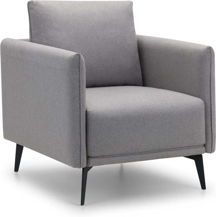 The Range | Julian Bowen Rohe Armchair - Grey Julian Bowen Rohe Armchair - Grey