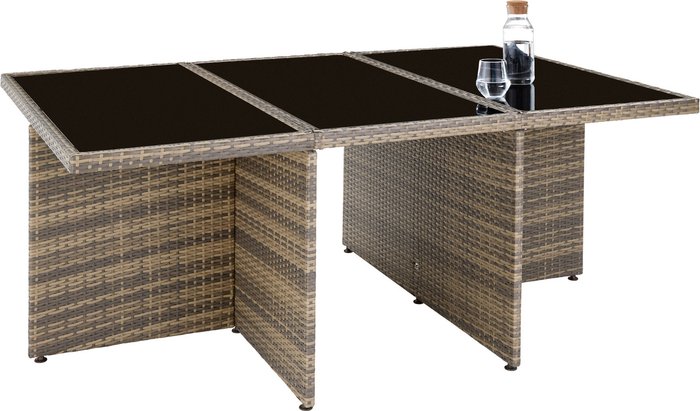 The Range | TECTAKE Tectake New York Rattan Garden Dining Set W/ Protective Cover - Brown TECTAKE Tectake New York Rattan Garden Dining Set W/ Protective Cover - Brown