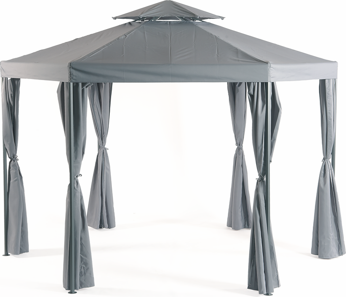 The Range | Suntime Suntime 3.4m Steel Hexagonal Gazebo Suntime Suntime 3.4m Steel Hexagonal Gazebo