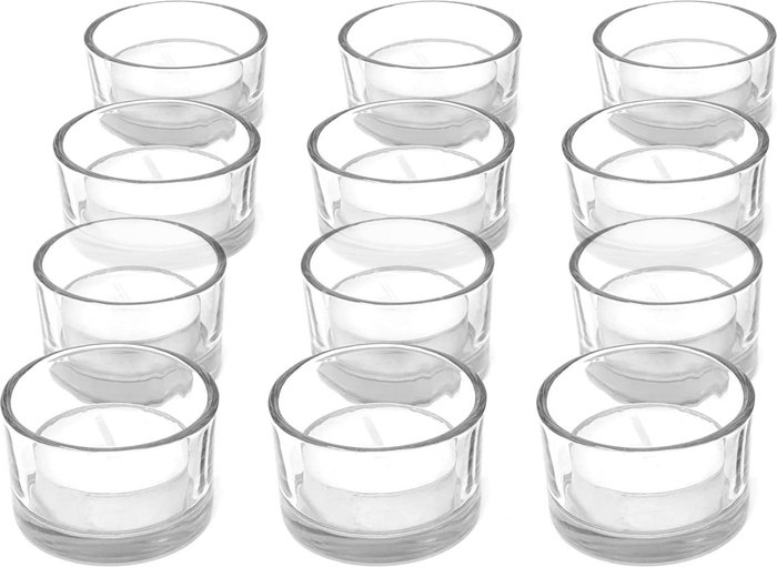 The Range | Maison & White Set of 12 Circle Tea Light Candle Holder - Clear Maison & White Set of 12 Circle Tea Light Candle Holder - Clear