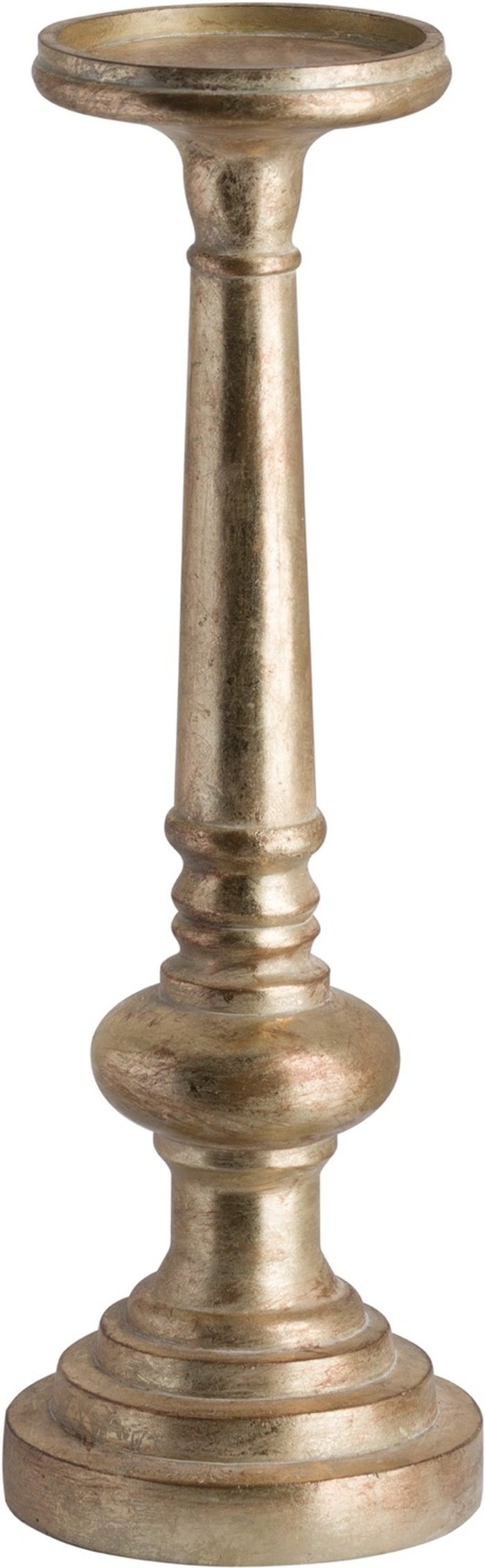 The Range | Hill Antique Brass Effect Tall Candle Holder Hill Antique Brass Effect Tall Candle Holder