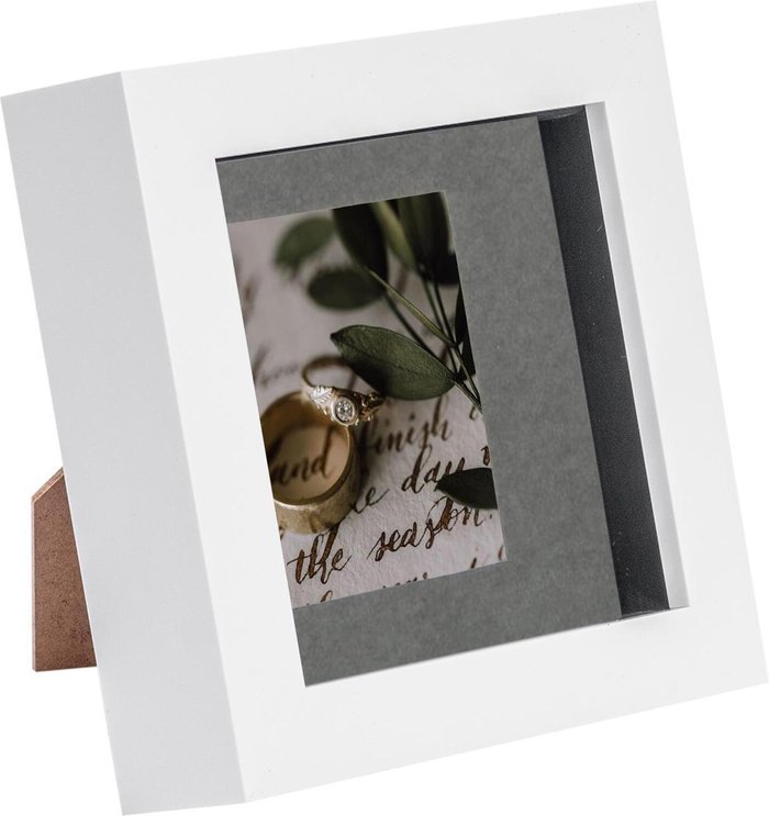 The Range | Nicola Spring 3D Box Photo Frame - 4x4 Nicola Spring 3D Box Photo Frame - 4x4