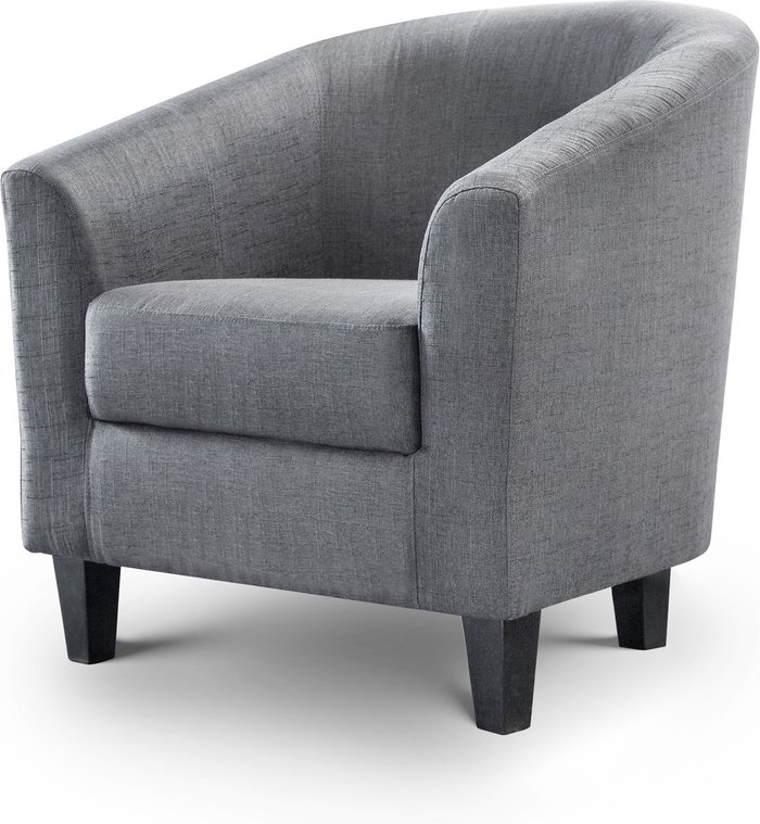 The Range | Julian Bowen Oscar Slate Grey Tub Chair - Slate Grey Julian Bowen Oscar Slate Grey Tub Chair - Slate Grey